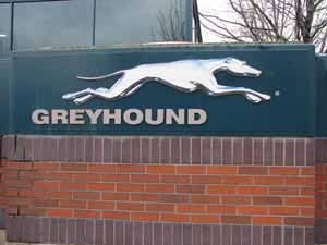 Portland Greyhound Bus Sign